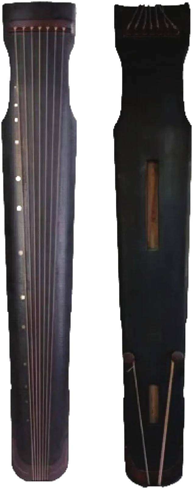 忆千秋 · 仲尼式 · 仿宋(琴面与琴背)